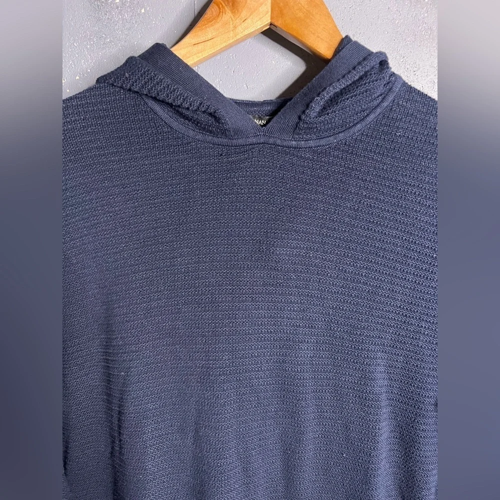 BANANA REPUBLIC Blue Supima Cotton Sweater Hoodie Medium
